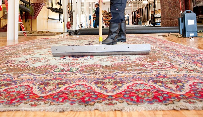 Specialize rug cleaning by professional expert