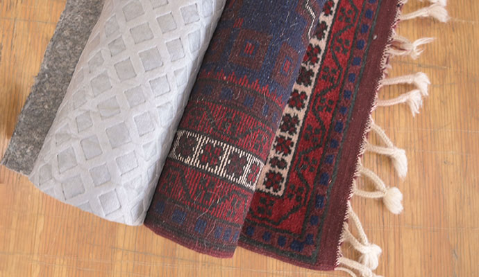 Anti-slip rug pads