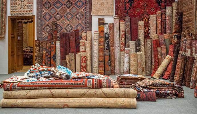 Area rug storage