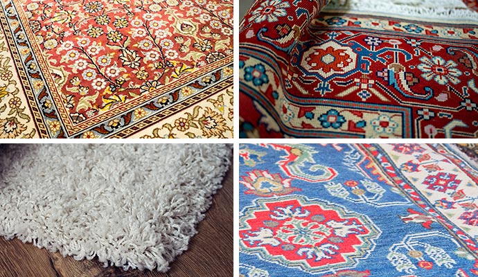 Different types rug cleaning