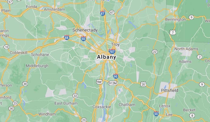 Jafri Oriental Rug Cleaning Service Area Map