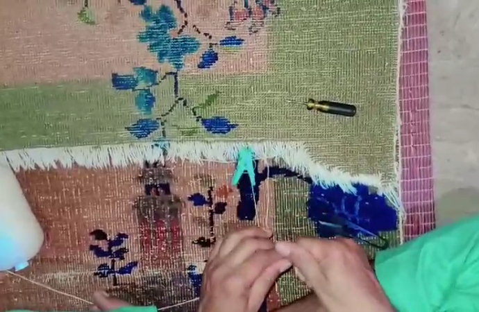Rug Repair Process