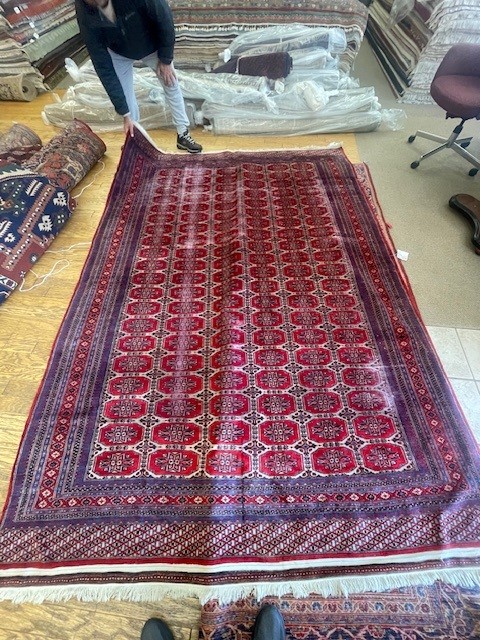 Kingston Turkish Rug Repair Customer