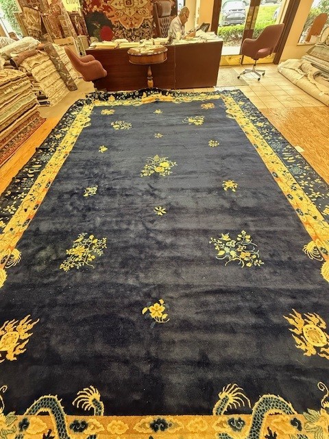 Antique Chinese Rug Cleaning and Repair in Rhinebeck