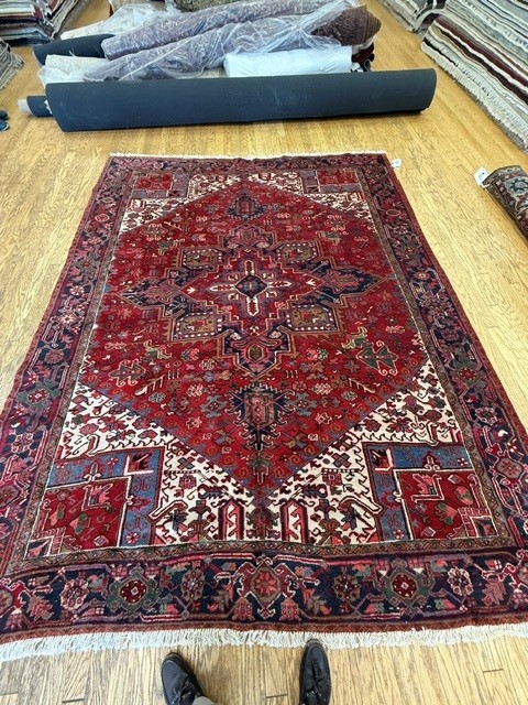 9'x12 living room rug post-restoration