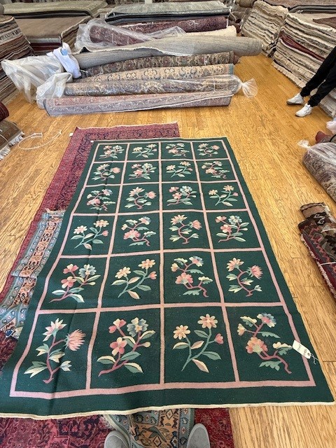 Delmar Needlepoint Rug Cleaning and Repair Customer