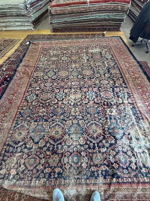Ellenville Persian Bidjar Rug Cleaning and Repair Customer
