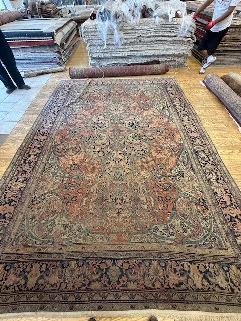 Persian Rug Cleaning and Repair Customer in West Sand Lake