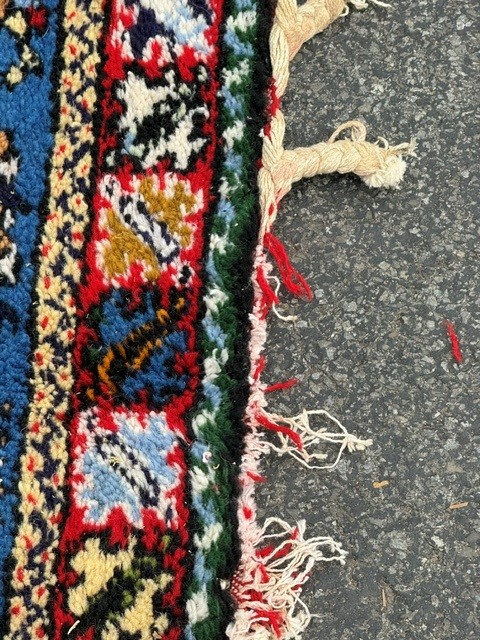 Moroccan Kilim Rug Cleaning and Fringe Repair in Leeds