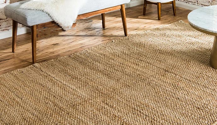 Jute rug cleaning service