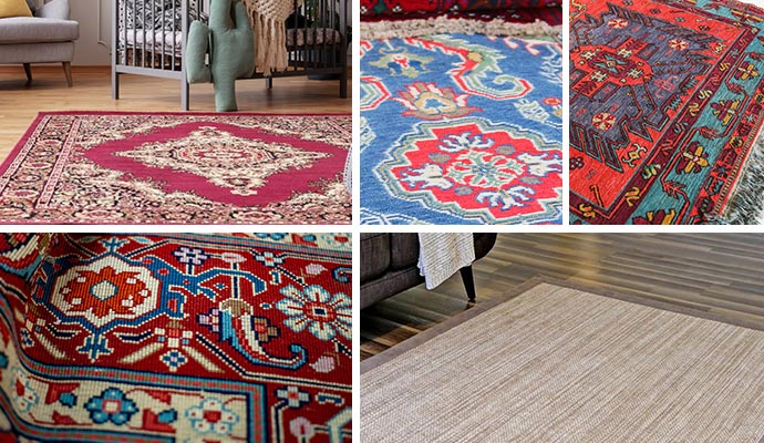 different types rug