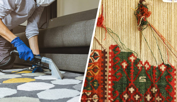 cleaning & repairing rug