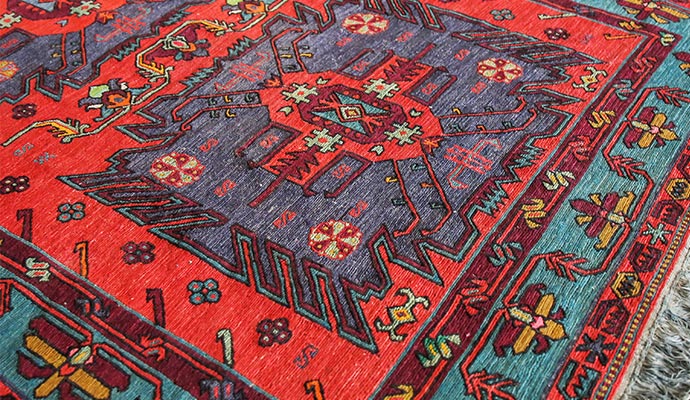 Traditional oriental rug