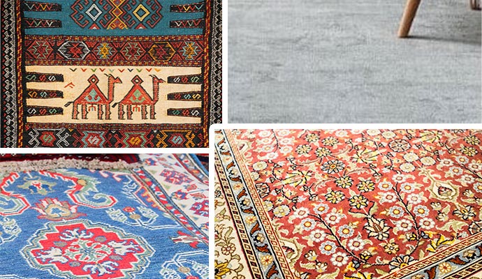 various rugs that we clean